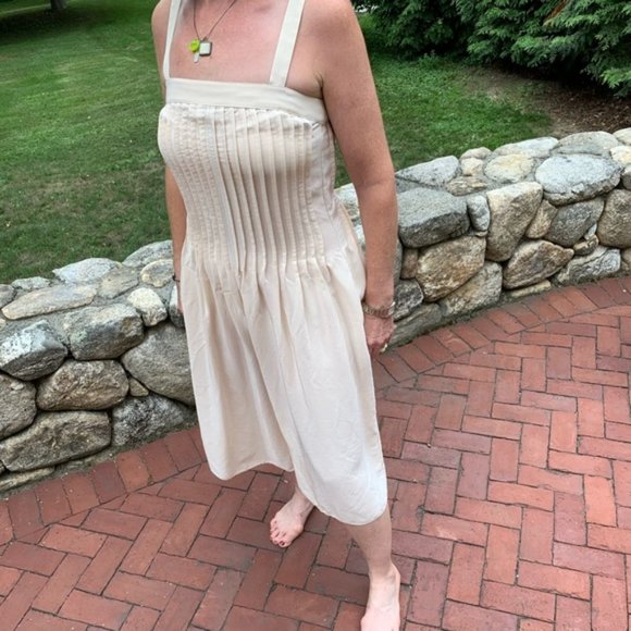 Silk Tibi soft nude color jumpsuit - Picture 1 of 9